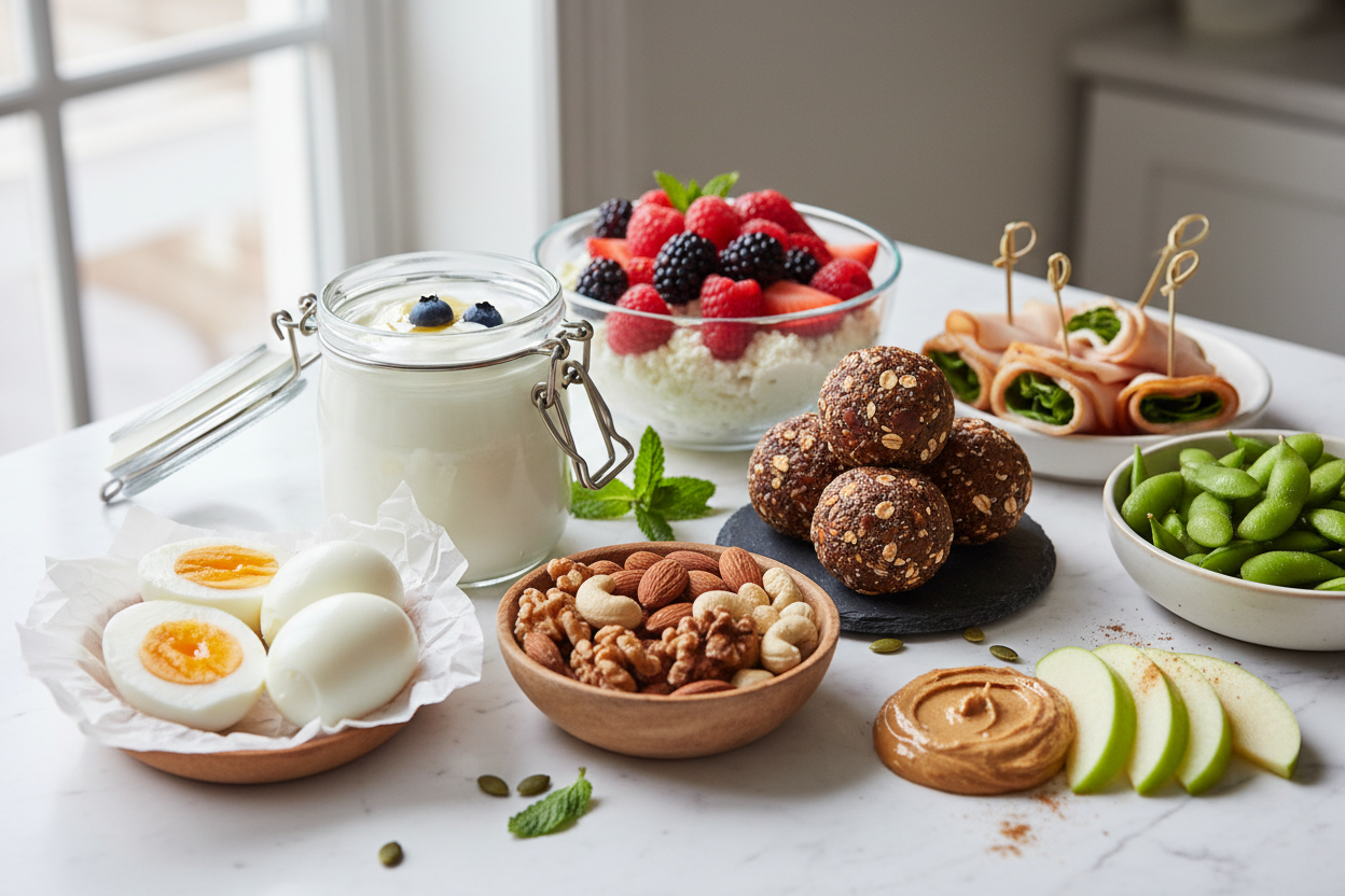 Healthy Protein Snacks - What They Actually Do in Your Body (And Which Snacks Deliver It Best) no